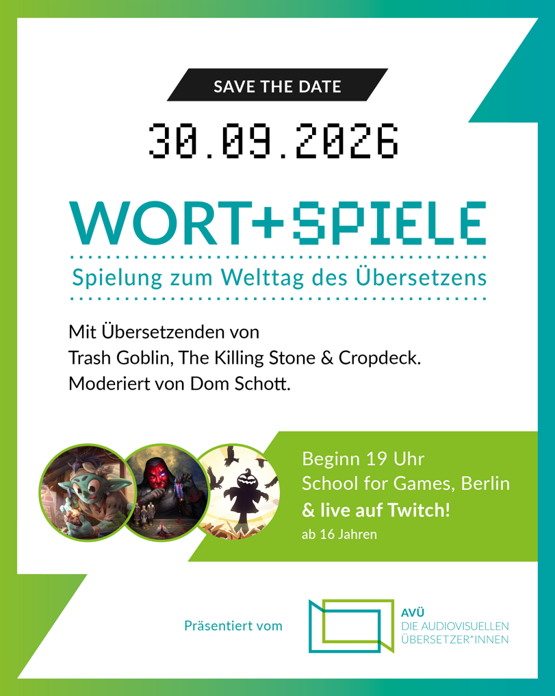 Zusammenfassung des AVÜ-Events Wort+Spiele